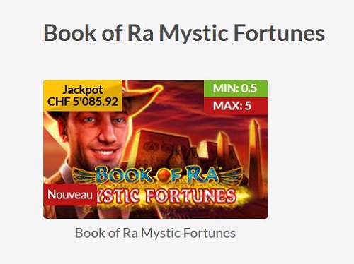 Jackpots Book of Ra Mystic Fortunes